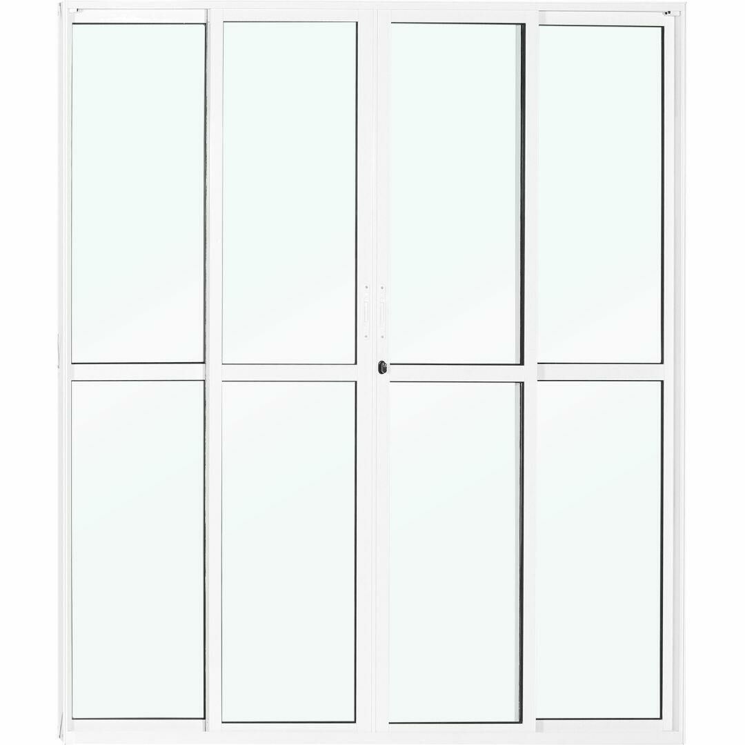 PORTA DE CORRER 4 FOLHAS - 2 FOLHAS FIXAS - CRV Portas e Janelas